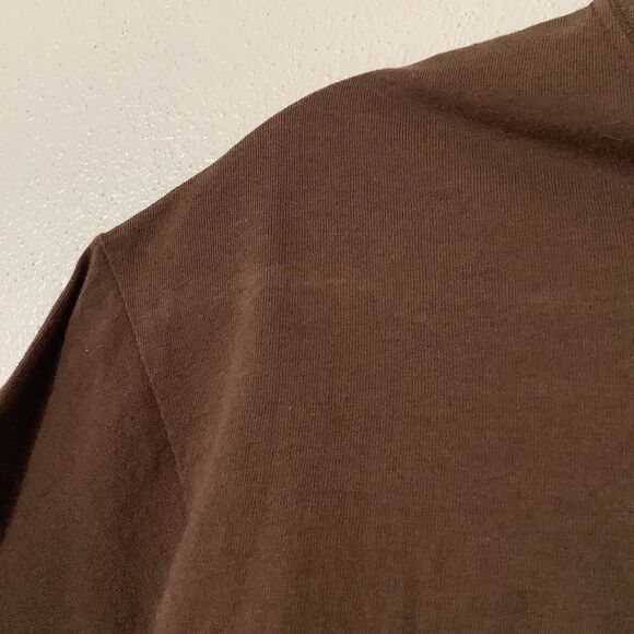 Brown Y2K Halloween Spooky Scary Horror Haunted Scarecrow Graphic Tee Men's M - Picture 8 of 8